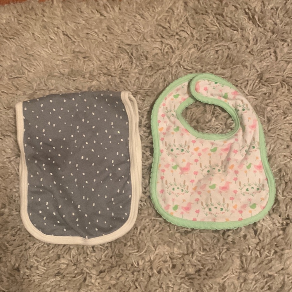 Baby blanket and bib
